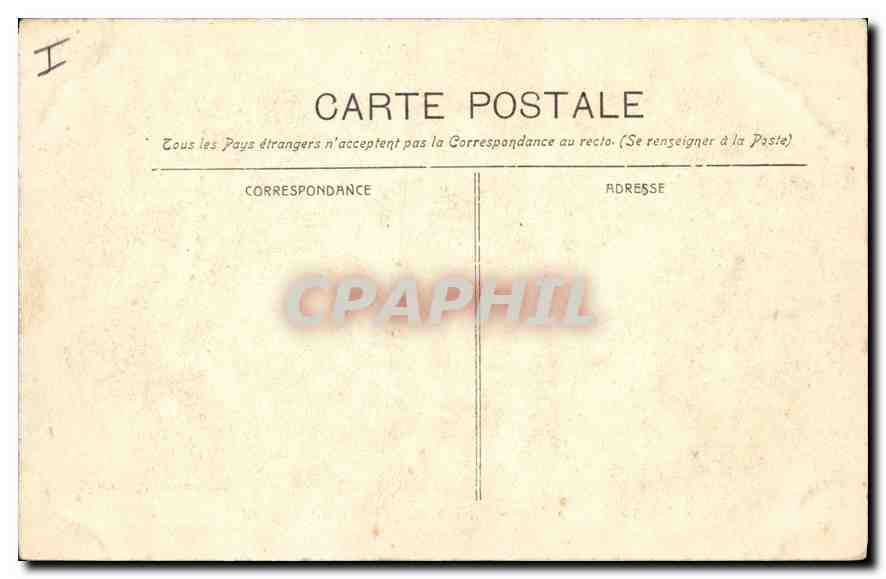CPA Montpellier Entree du Jardin du Peyrou  — Rückseite
