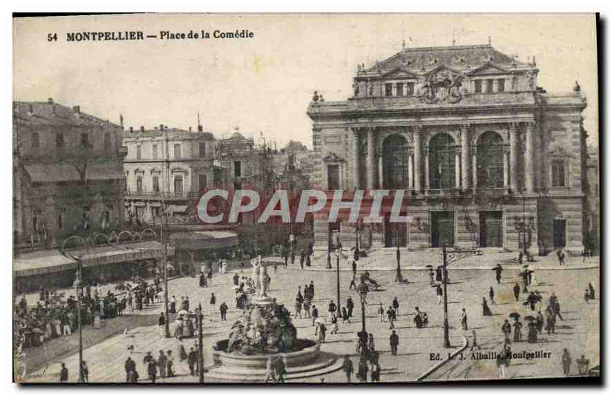 CPA Montpellier Place de la Comedie 