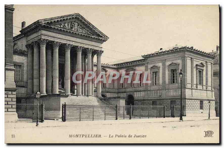 CPA Montpellier Le Palais de Justice 