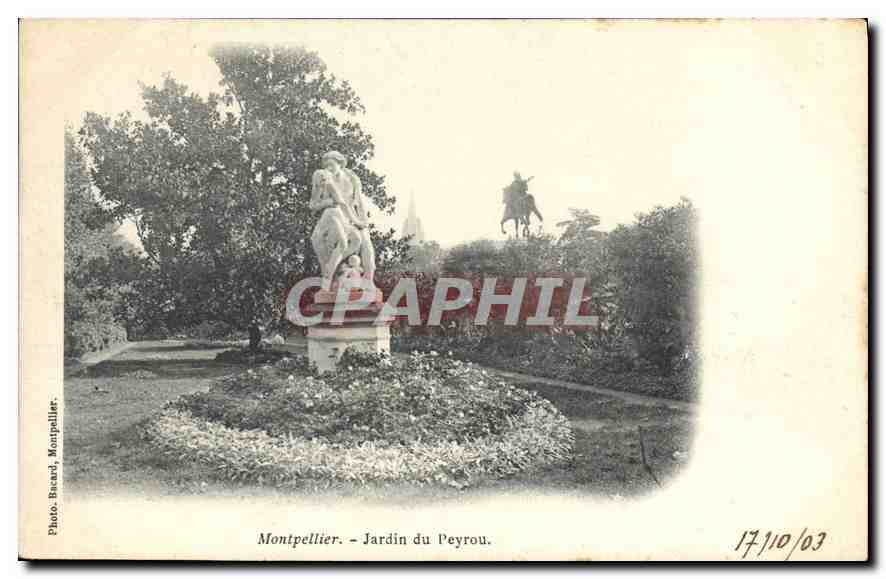 CPA Montpellier Jardin du Peyrou 