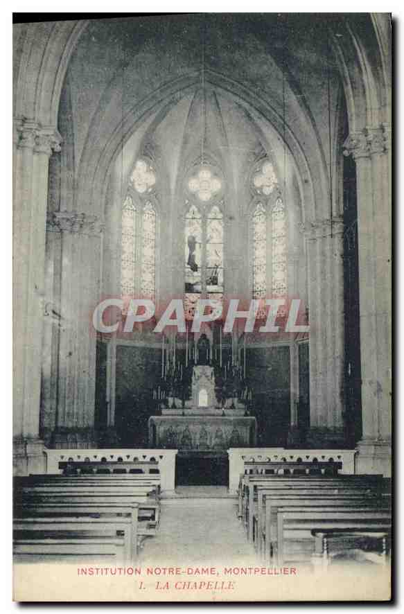 CPA Institution Notre Dame Montpellier La Chapelle 