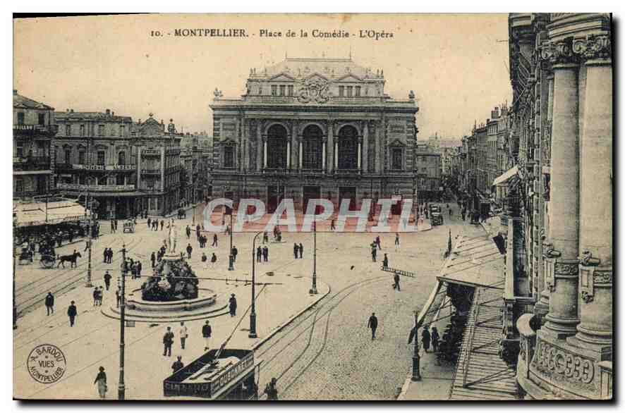 CPA Montpellier Place de la Comedie L'Opera 
