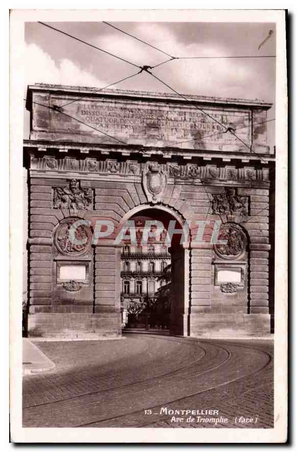 CPA Montpellier Arc de Triomphe 