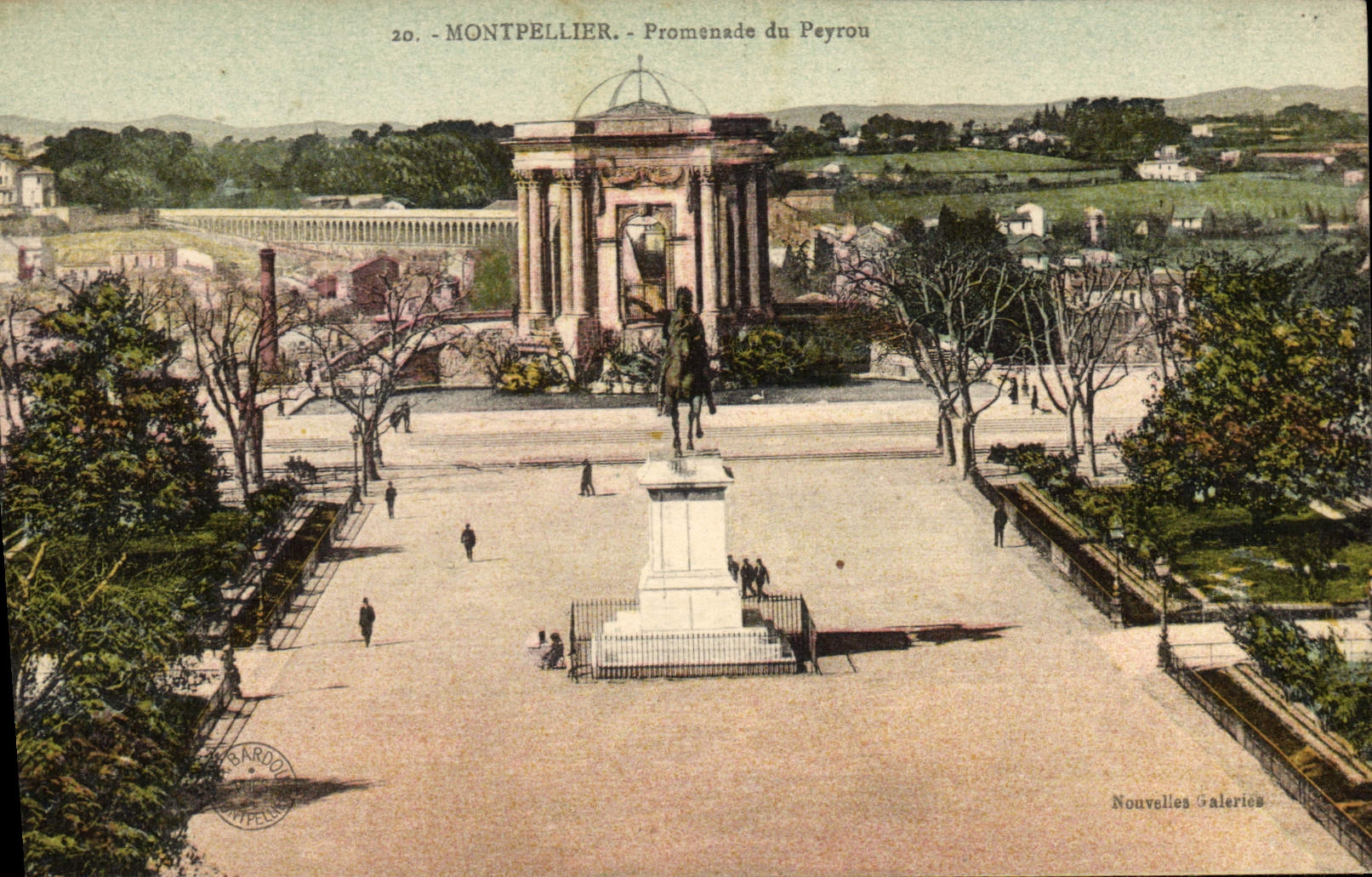 CPA Montpellier Promenade du Peyrou 