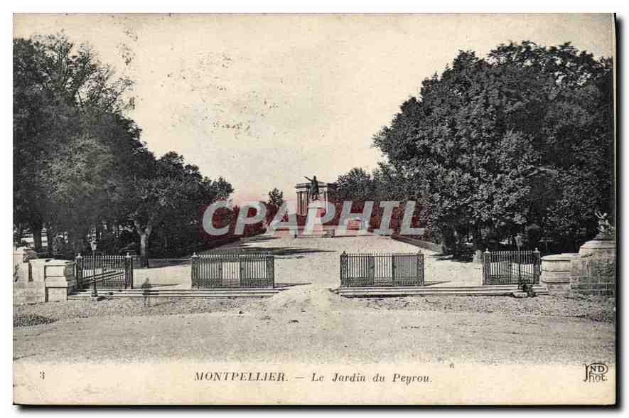 CPA Montpellier Le Jardin du Peyrou 