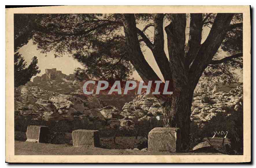 Vue d'ensemble des Baux — Paysages et Pierres de Provence — Édition d'Art YVON