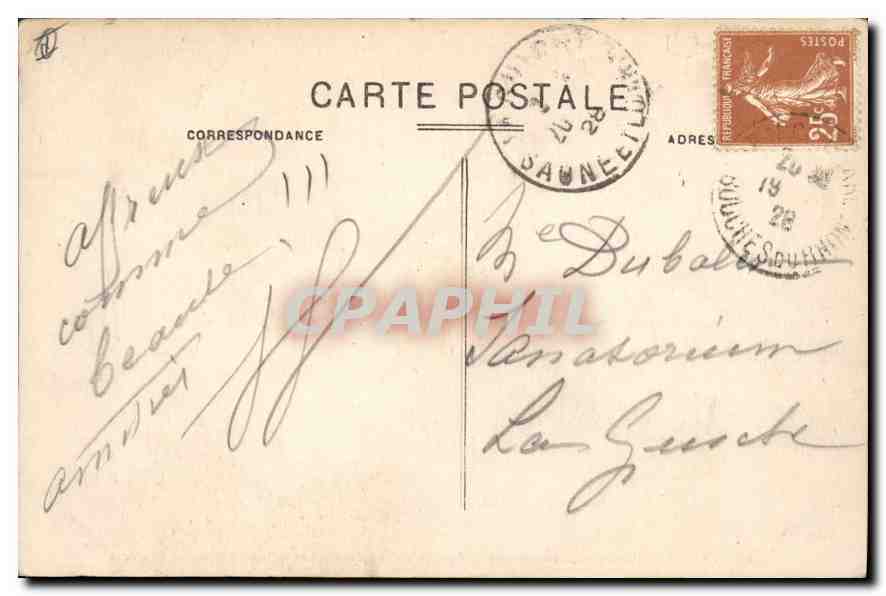 Les Baux (B.-du-R.) — Partie des ruines du château féodal et la Tour Sarrazine Xe siècle — Coll. E.C. — Reverso
