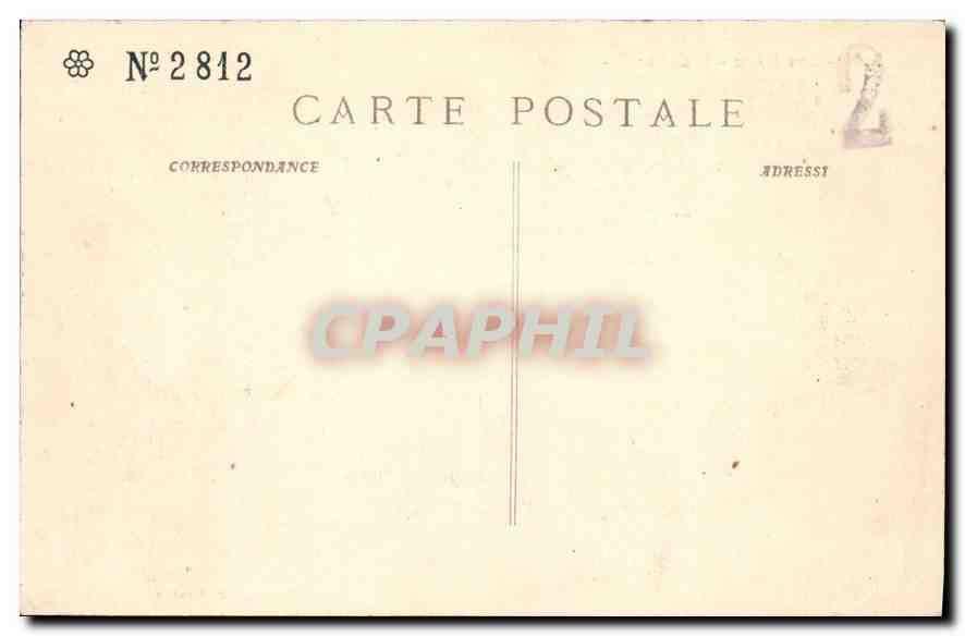 CPA Les Baux L'Eglise St Vincent  — Verso