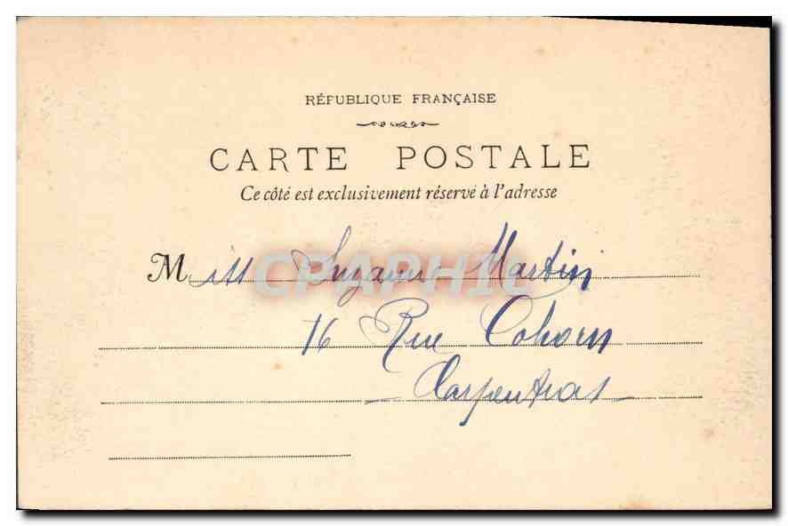 CPA Salon Vue Interieure du Chateau Soldats Militaria — Rückseite