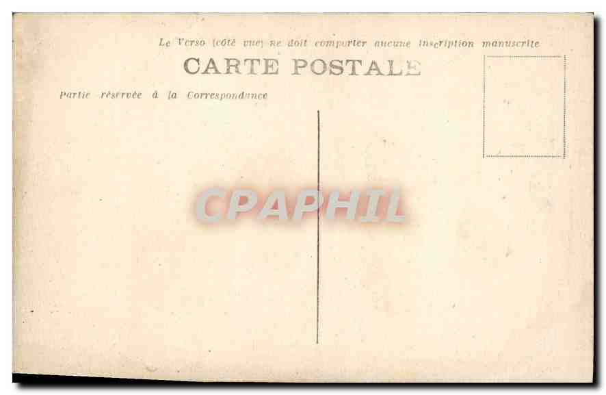 CPA Toulouse Eglise St Serhin  — Verso