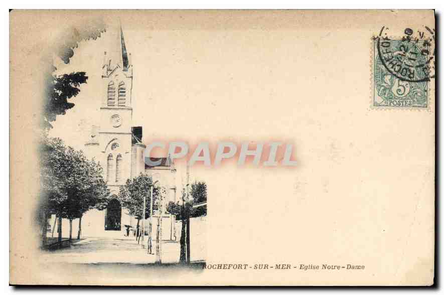 Rochefort-sur-Mer — Église Notre-Dame — éditeur non identifié, n° de série non visible