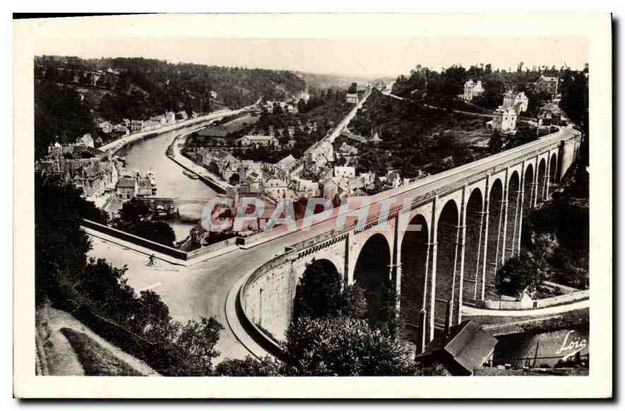 Dinan - Le Viaduc et vue générale de la Coulée de la Rance — Édition Dinan, n° 2328