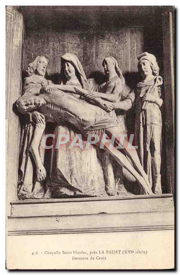 CPA Chapelle Saint Nicolas pres La Fauet XVI siecle Desconte de Crois 