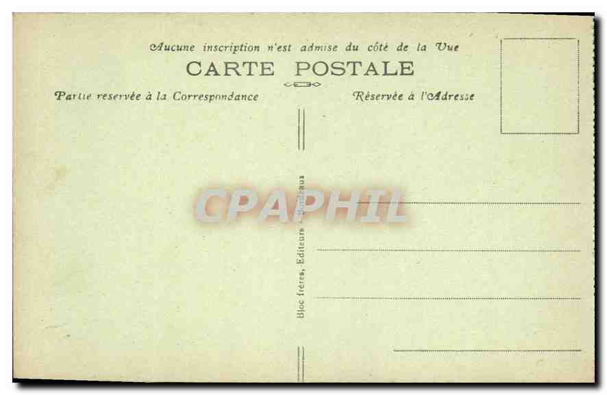 CPA Bayonne Rue Fort Neuf  — Verso