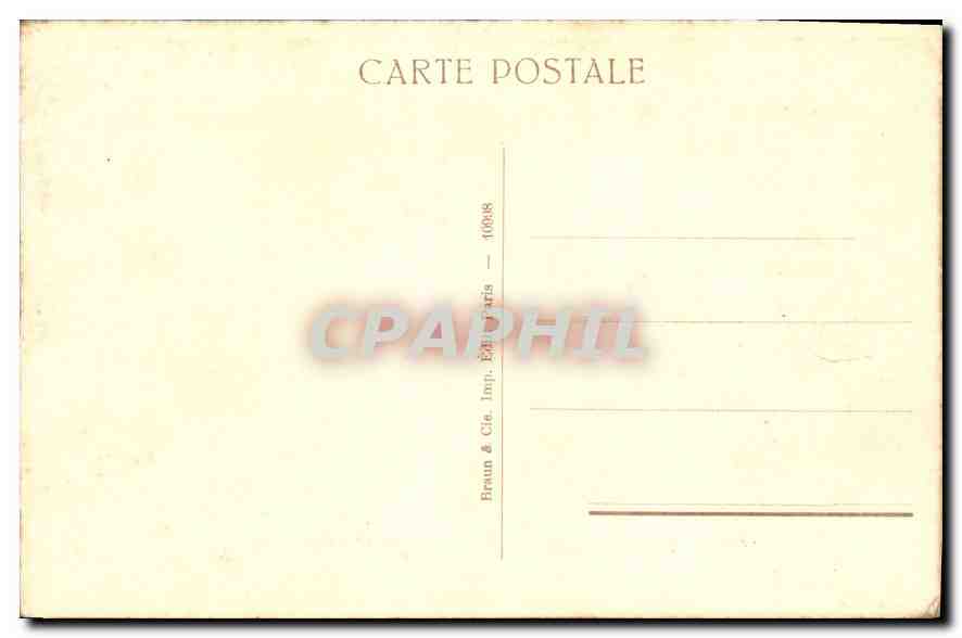 CPA Musee du Louvre Ecole Francaise XV Le Christ descendu de la Croix  — Rückseite