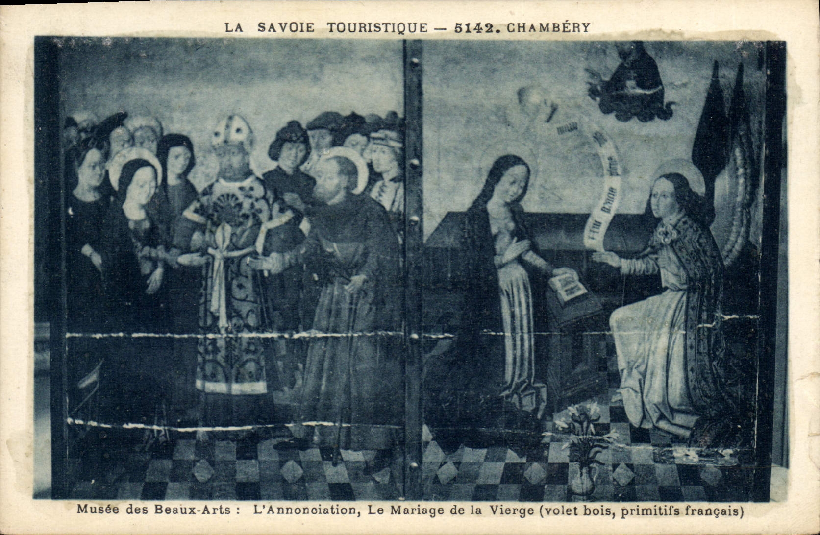 CPA La Savoie Touristique Chambery Musee des Beaux Arts L'Annonciation Le Mariage de la Vierge 