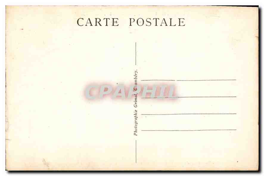 CPA La Savoie Touristique Chambery Musee des Beaux Arts L'Annonciation Le Mariage de la Vierge  — Rückseite