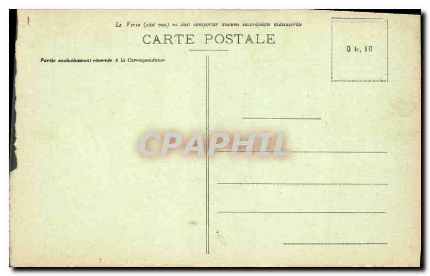 CPA Reims avant la Grande Guerre L'Hotel de Ville  — Verso