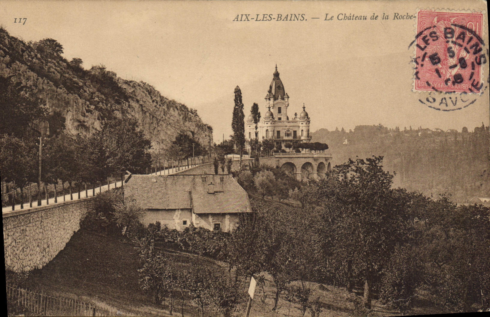 CPA Aix les Bains Le Chateau de la Roche 