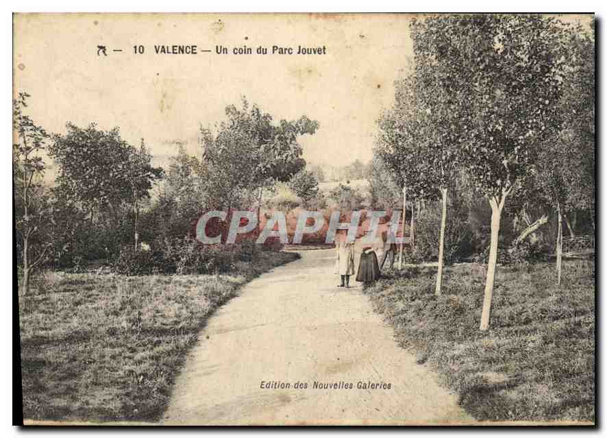 CPA Valence Un con du Parc Jouvet 