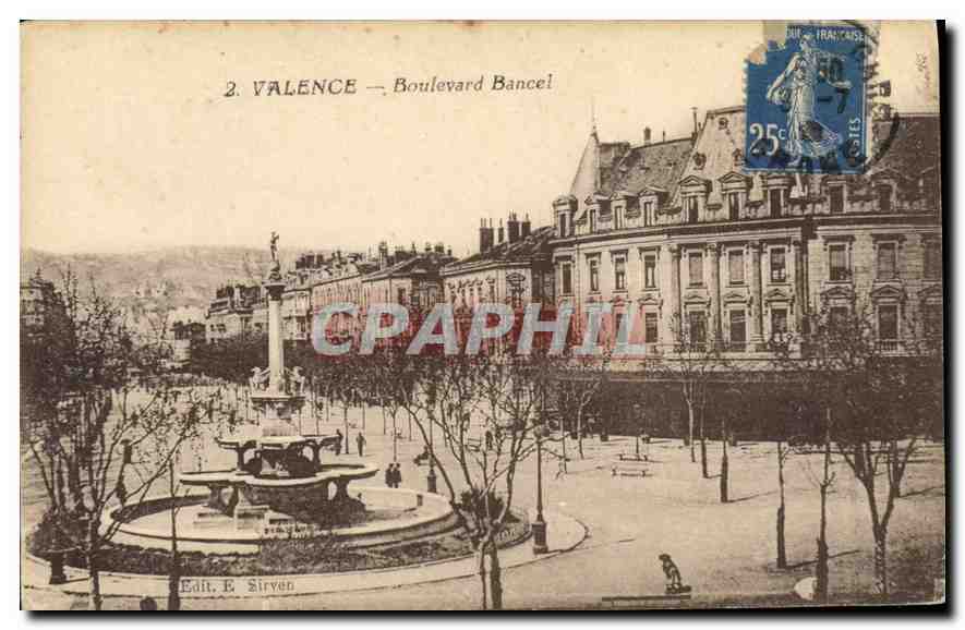 CPA Valence Boulevard Bancel 