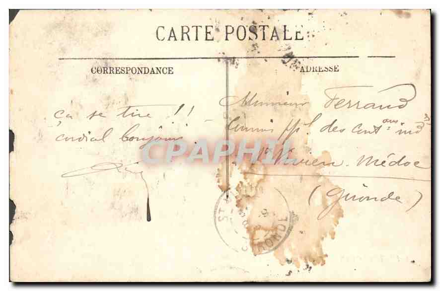 CPA Toulouse Rue Lafayette  — Rückseite