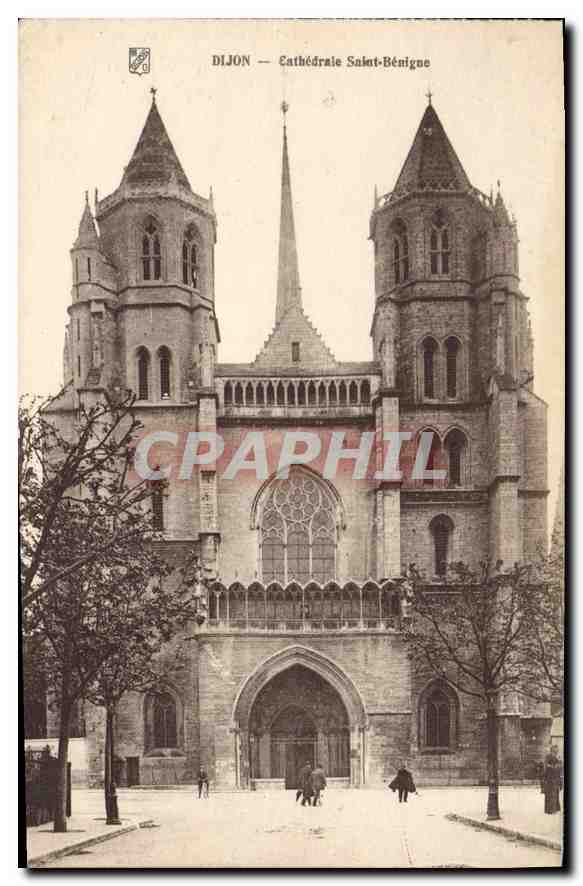 CPA Dijon Cathedrale Saint Benigne 