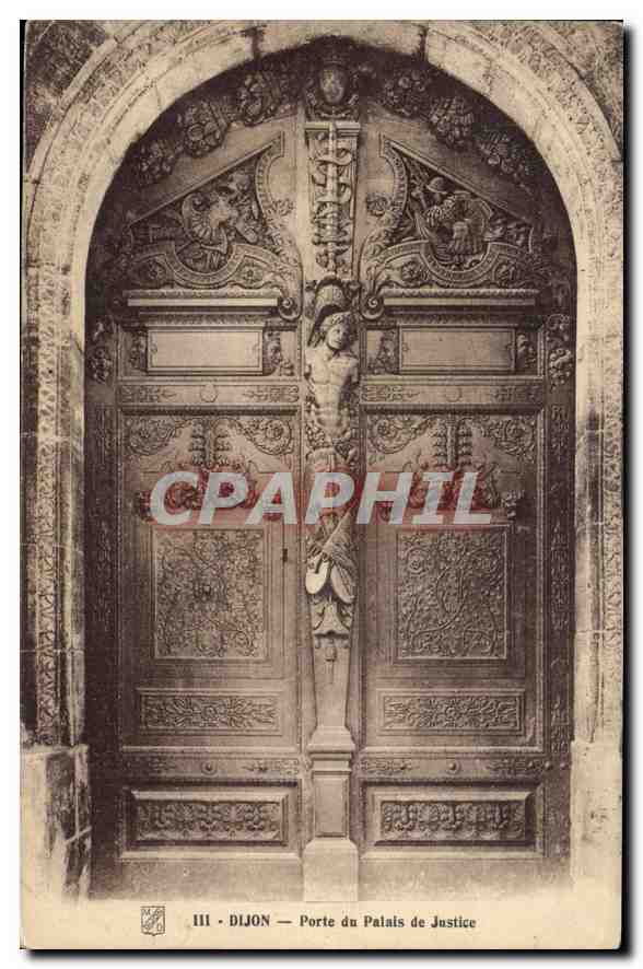 CPA Dijon Porte du Palais de Justice 