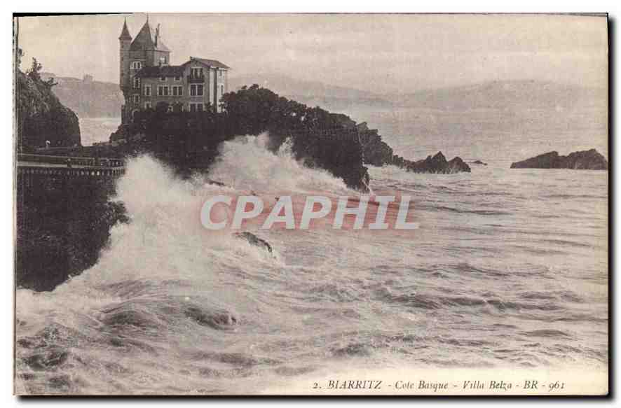 CPA Biarritz Cote Basque Villa Belza 