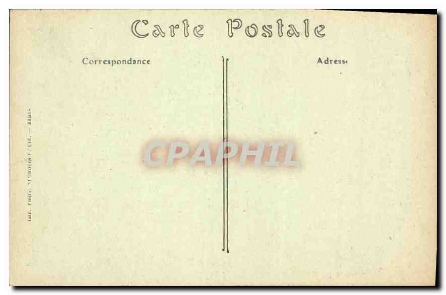 CPA Vichy La Rue du Casino  — Rückseite