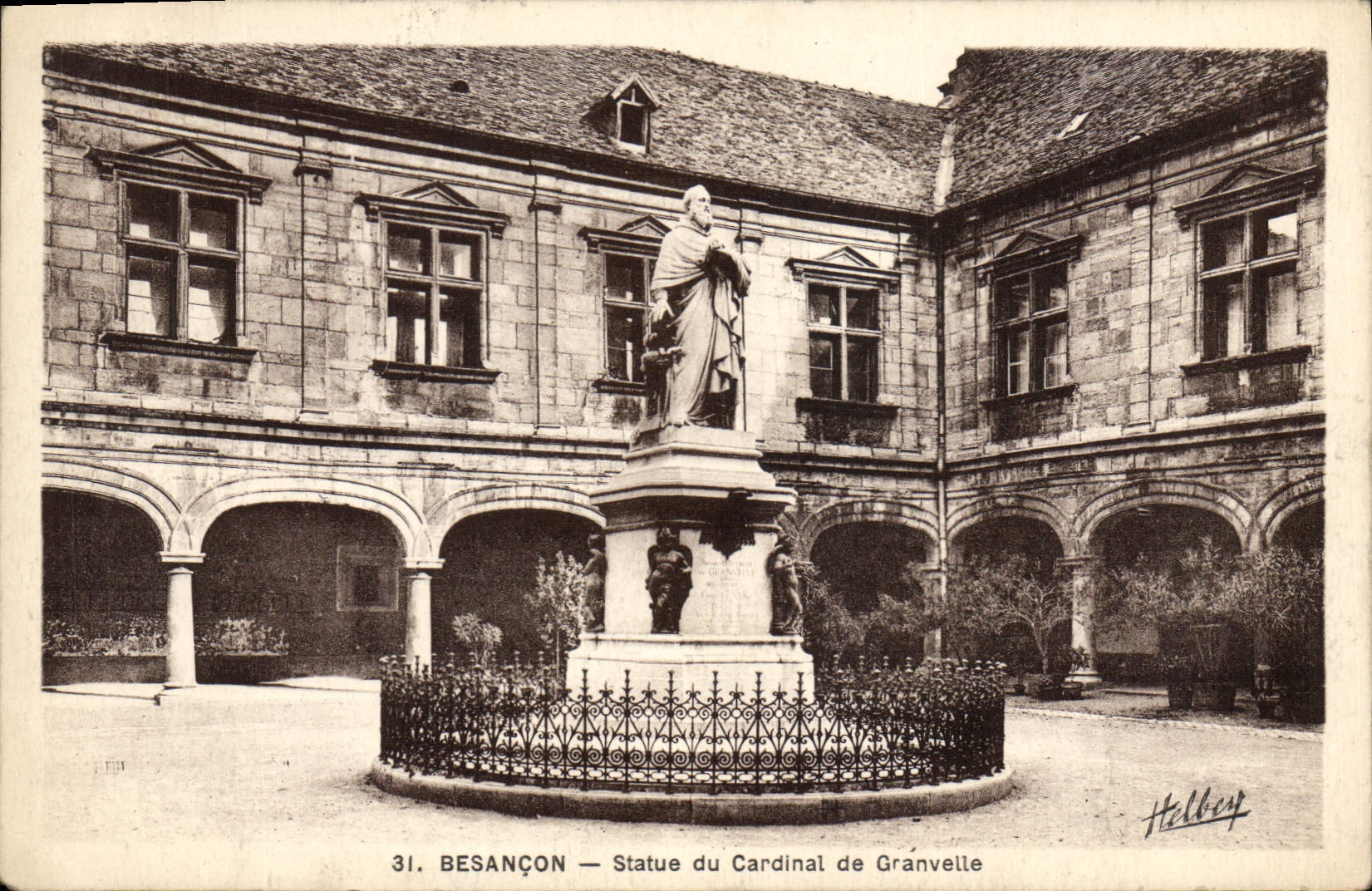 Besançon — Statue du Cardinal de Gránvelle — Helbey