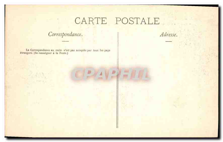 CPA Nancy La Cathedrale et la Rue de la Constitution  — Rückseite