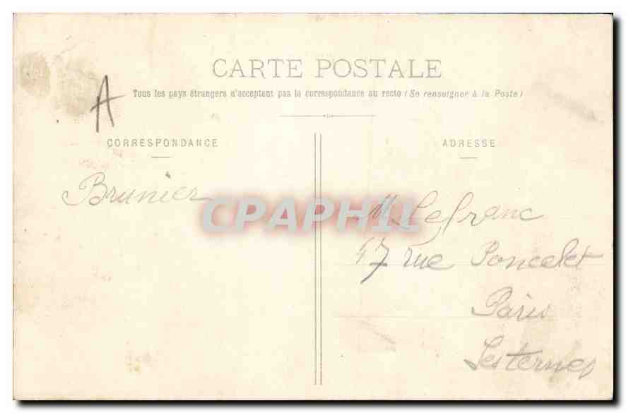 CPA Chambery Le Chateau des Dues de Savoie (XIe siecle) Monument historique — Rückseite