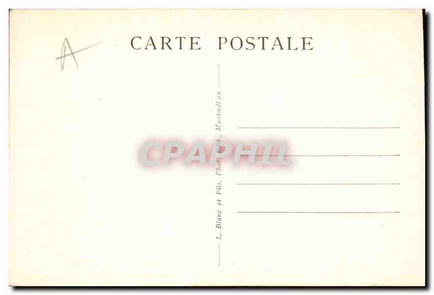 CPA Chambery Savoie Tourisme Les Charmettes — Rückseite
