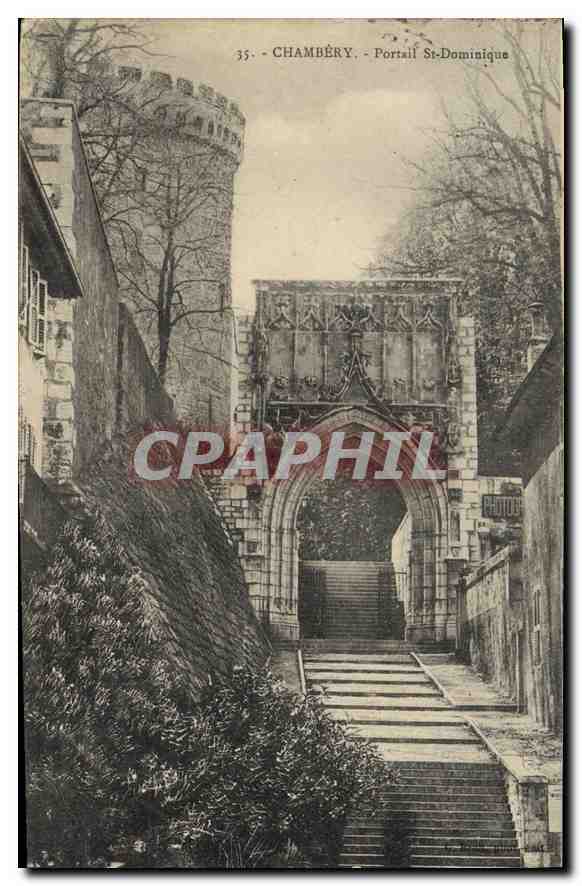 CPA Chambery Portail St Dominique
