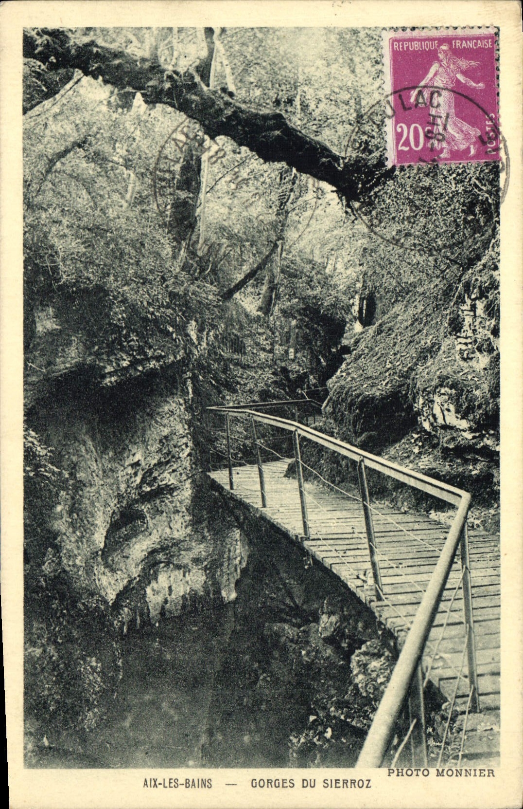 CPA Aix les Bains Gorges du Sierroz