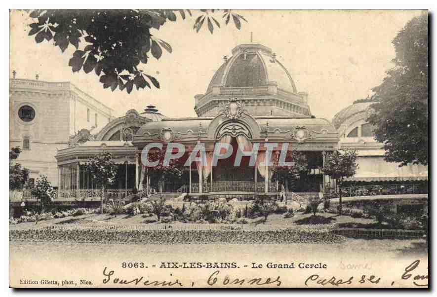 CPA Aix les Bains Le Grand Cercle