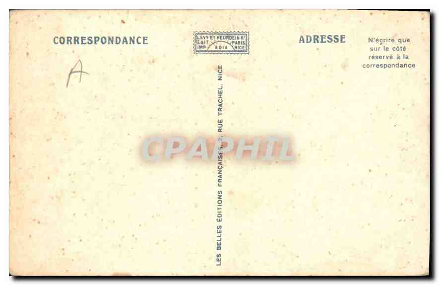 CPA Aix les Bains Hautecombe Lac du Bourget L'Abbaye — Rückseite