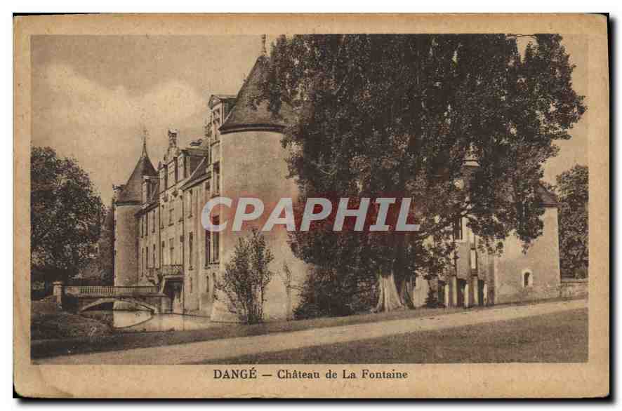 CPA Dange Chateau de la Fontaine