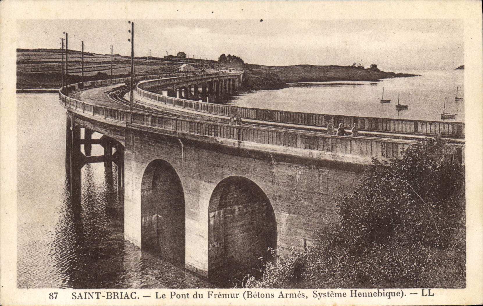 Saint-Briac — Le Pont du Frémur (Bétons Armés, Système Hennebique) — LL