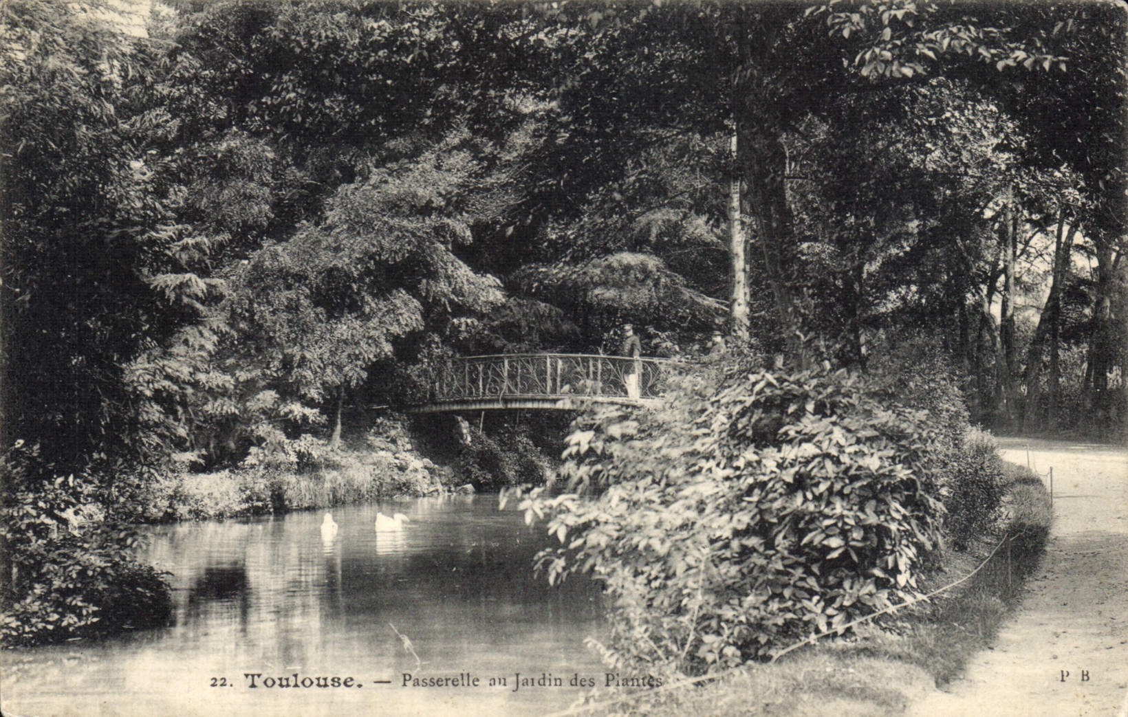 Toulouse — Brücke im Botanischen Garten — PB