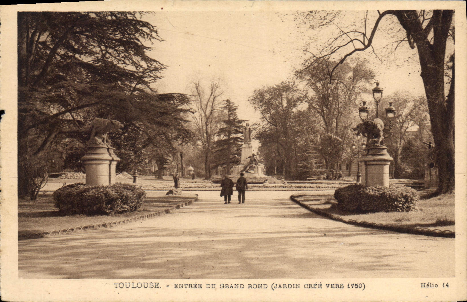 Toulouse - Entrée du Grand Rond (Jardin créé vers 1750) — Hélio 14
