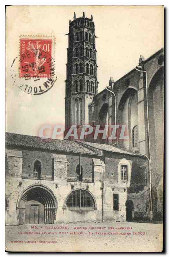 Toulouse - Ancien couvent des Jacobins - La cloche (fin du XIIIe siècle) - La salle capitulaire (1300)
