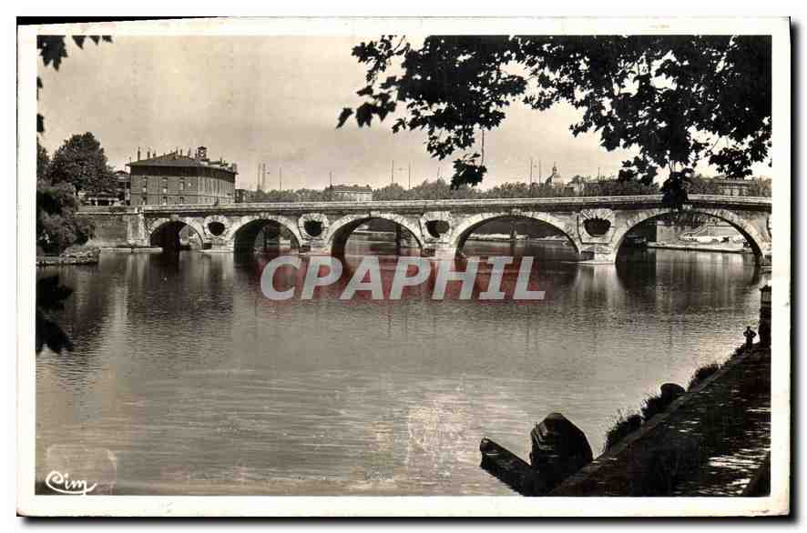 CPA Toulouse le Pont de pierre