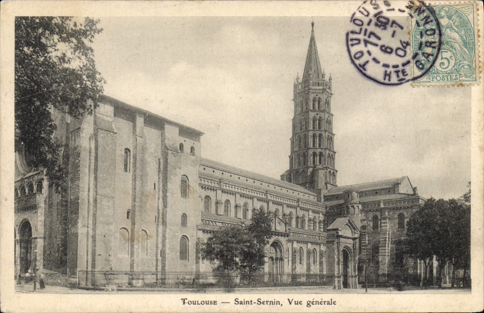 Toulouse — Saint-Sernin, Allgemeiner Blick — Verleger unbekannt
