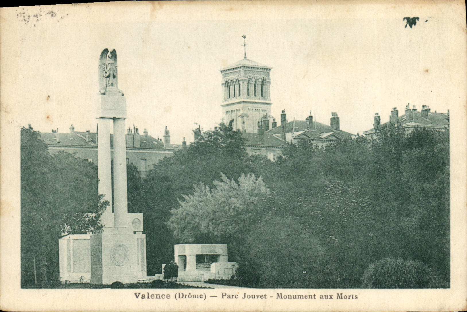 CPA Valence (Drome) Parc Jouvet Monument aux Morts