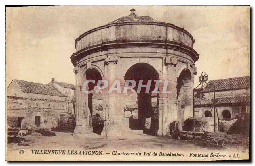 Villeneuve-lès-Avignon — Chartreuse du Val de Bénédicton — Fontaine Saint-Jean — LL