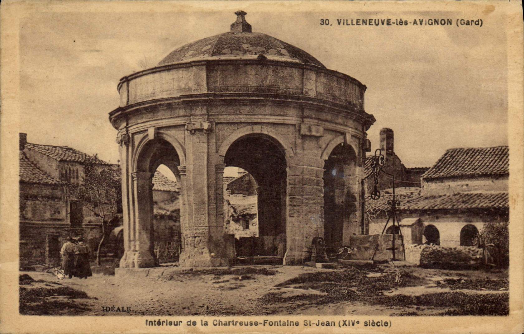 Intérieur de la Chartreuse-Fontaine Saint-Jean — Villeneuve-lès-Avignon (Gard) — Édition Idéale, n°30