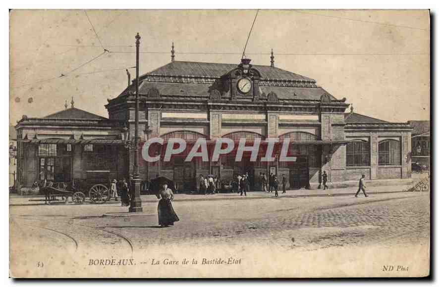 Bordeaux — La Gare de la Bastide-État — ND Phot