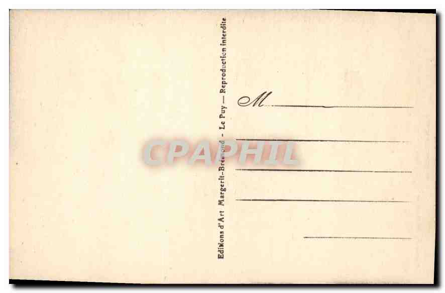 CPA St Flour (Cantal) Interieur de la maison Brisson rue Marchandise — Back